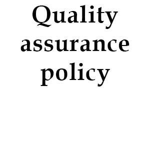 2.	Quality assurance policy 